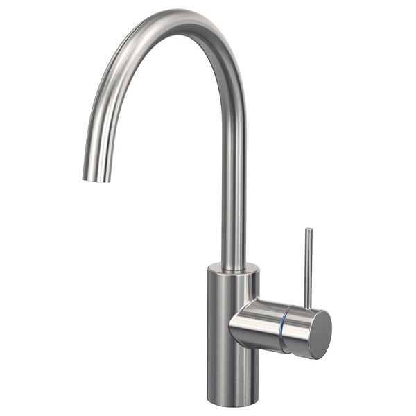 [IKEA/イケア/通販]SALLSJON サルショーン シングルサイドレバーキッチン混合栓, ステンレスカラー[C](40610650)
