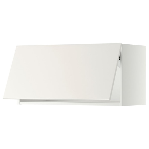 [IKEA/イケア/通販]METOD メトード ウォールキャビネット 横型, ホワイト/ヴェッディンゲ ホワイト, 80x37x40 cm[3](39391917)