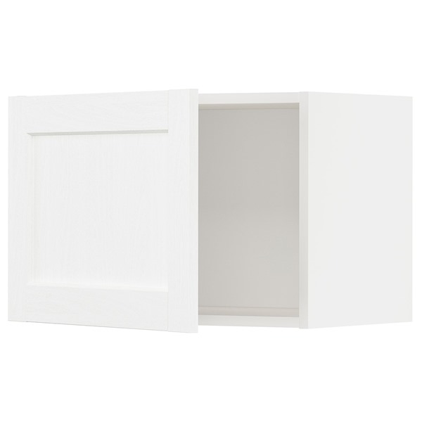 [IKEA/イケア/通販]METOD メトード ウォールキャビネット, ホワイト エンコーピング/ホワイト 木目調, 60x37x40 cm[3](59473974)