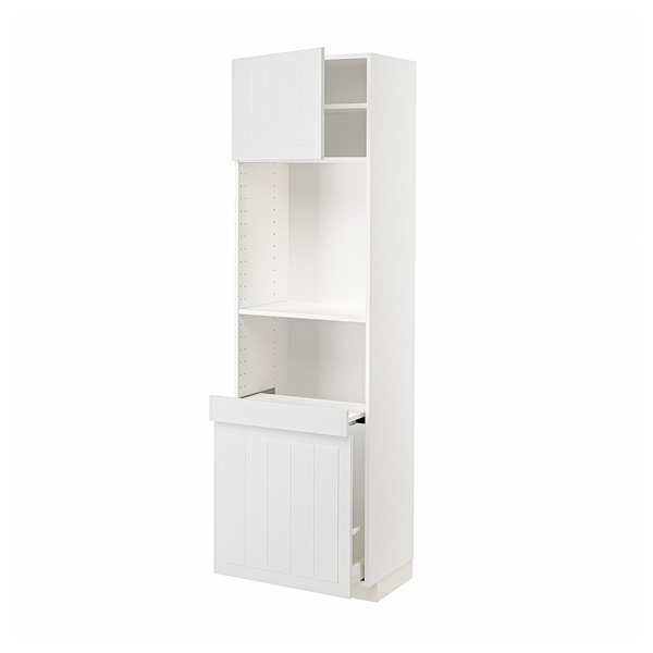 [IKEA/イケア/通信販売]METOD メトード / MAXIMERA マキシメーラ ご機嫌押し入れ 抽き出し式納める/扉1枚付き添い人, 白いこと/ステーンスンド 白いこと, 60x41x200 珊[9](99452936)