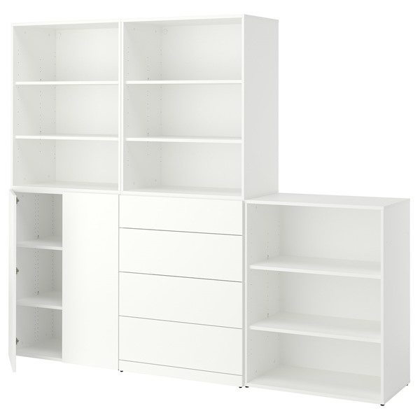 [IKEA/イケア/通販]LASTARE ラスタレ 収納コンビネーション, ホワイト, 240x42x200 cm[14](89603568)