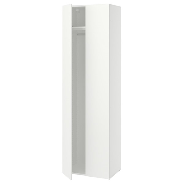 [IKEA/イケア/通信販売]LASTARE ラスタレ ワードローブコンビネーション, 白いこと, 60x42x200 糎[4](29602798)