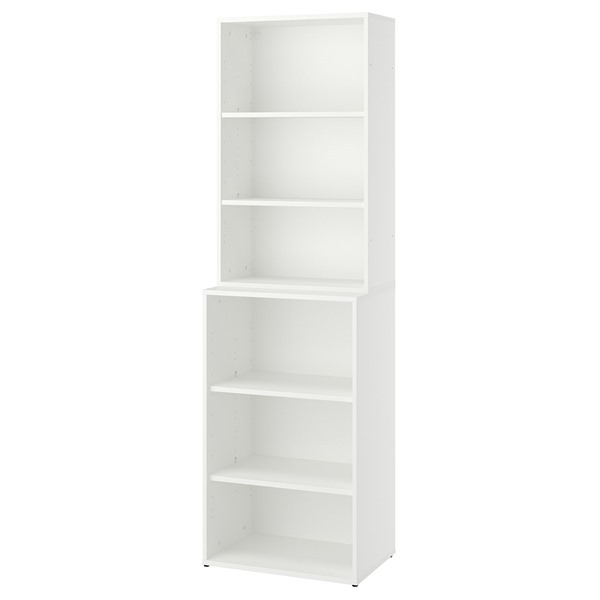 [IKEA/イケア/通信販売]LASTARE ラスタレ シェルフコンビネーション, 白いこと, 60x42x200 糎[6](39603858)