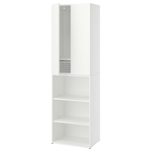 [IKEA/イケア/通信販売]LASTARE ラスタレ ワードローブコンビネーション, 白いこと, 60x42x200 糎[8](59603862)