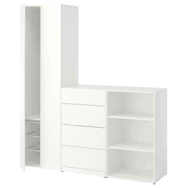 [IKEA/イケア/通信販売]LASTARE ラスタレ 納めるズボン下, 白いこと, 180x42x200 糎[15](19603878)