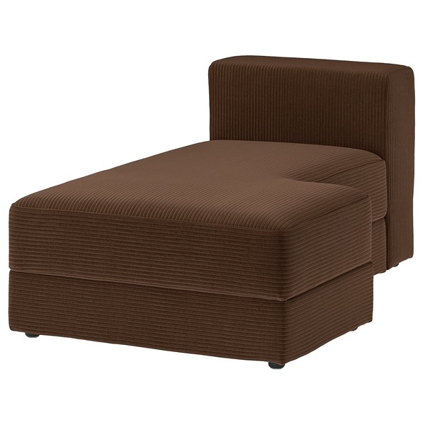 [IKEA/イケア/通販]JATTEBO イェッテボ 寝椅子モジュール 右, サムサーラ ダークブラウン[3](09617673)｜WEBYセレクション　店