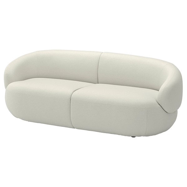 [IKEA/イケア/通信販売]LILLESATER リレセーテル 3人掛け長椅子, アクスヴァラ 象牙色[4](20619072)