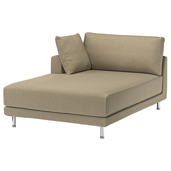 [IKEA/イケア/通販]UPPAKRA ウッポークラ 寝椅子モジュール, アームレスト付き 左/ヨハネスホブ ブラウンベージュ[5](89620450)｜WEBYセレクション　店