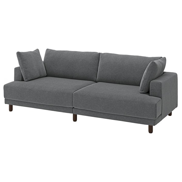 [IKEA/イケア/通信販売]UPPAKRA ウッポークラ 3人掛けモデュール寝いす, ヨハネスホブ 靉靆たる薄墨色[9](39620339)