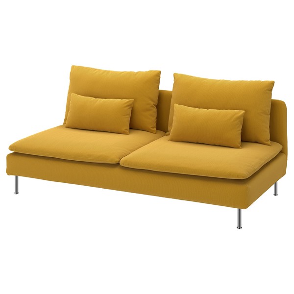 [IKEA/イケア/通販]SODERHAMN ソーデルハムン 3人掛けソファセクション, ケーリンゲ ダークイエロー[AB](59621601)｜WEBYセレクション　店