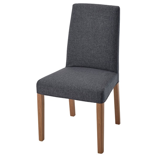 [IKEA/イケア/通販]BERGMUND ベリムンド チェア, オーク調/グンナレド ミディアムグレー[CA](09384616)｜WEBYセレクション　店