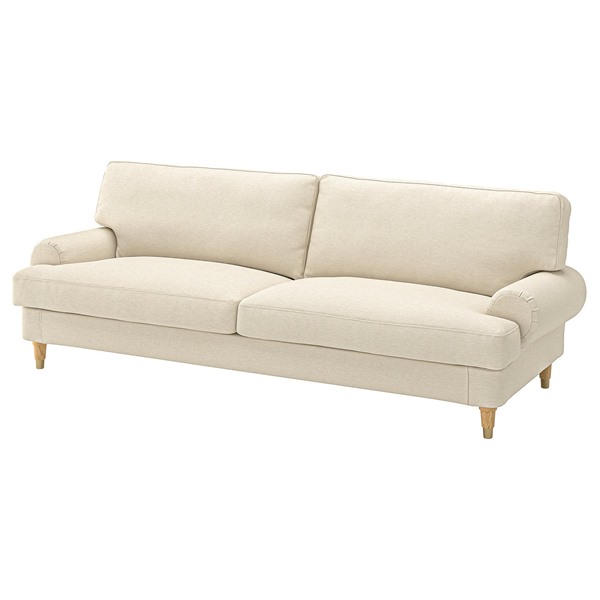 [IKEA/イケア/通販]VALNAS ヴァルネス 3人掛けソファ, クネーベック ライトベージュ[3](69615336)｜WEBYセレクション　店