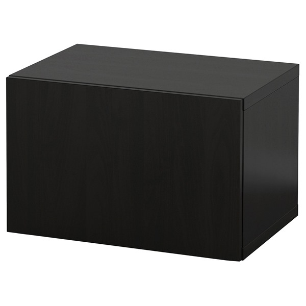 [IKEA/イケア/通販]BESTA ベストー 壁取り付け式キャビネットコンビネーション, ブラックブラウン/ラップヴィーケン ブラックブラウン, 60x42x38 cm[4](99441617)｜WEBYセレクション　店