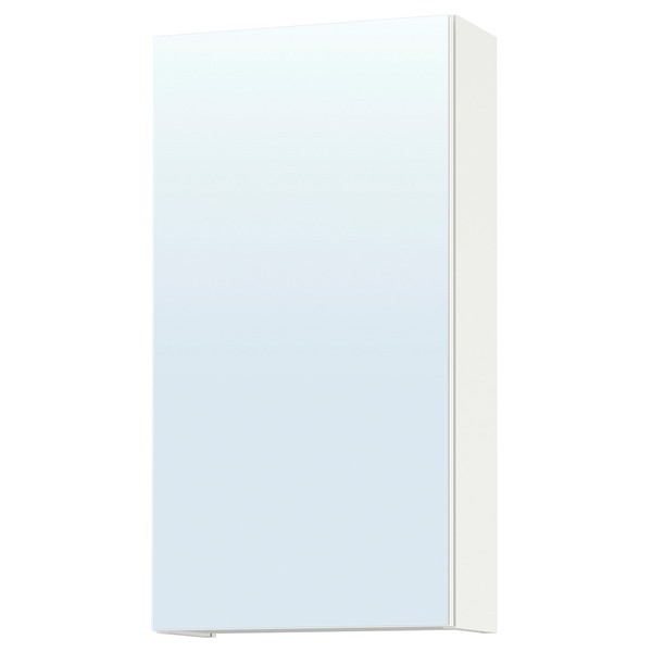 [IKEA/イケア/通販]ENHET エーンヘートミラーキャビネット 扉付, ホワイト,40x17x75 cm[D](10623041)｜WEBYセレクション　店