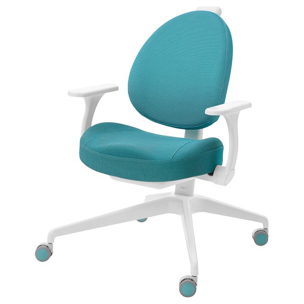 [IKEA/イケア/通販]GUNRIK グンリーク子ども用デスクチェア, ターコイズ[F](80527871)｜WEBYセレクション　店