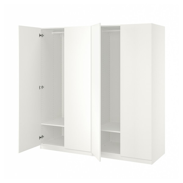 [IKEA/イケア/通販]PAX パックス / FORSAND フォルサンドワードローブ, ホワイト/ホワイト,200x60x201 cm[5](49501034)｜WEBYセレクション　店