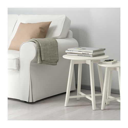 IKEA SVALSTA スヴァルスタ　ネストテーブル2点セット　バーチ材突き板 Amazon.co.jp: IKEA(イケア) SVALSTA ネストテーブル2点セット