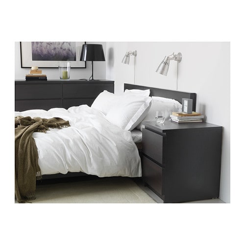 IKEA/イケア/通販]MALM マルム チェスト（引き出し×2）, ホワイト[D](d