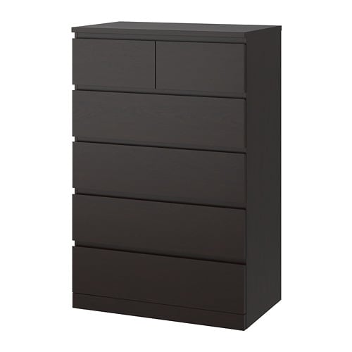 楽天市場】IKEA イケア MALM マルム チェスト 引き出し 6段