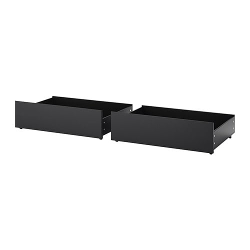 [IKEA/イケア/通信販売]MALM マルム 寝台下納めるボックス席 寝台ひな形用, 黒いこと赤銅色[G](d)(60354499)