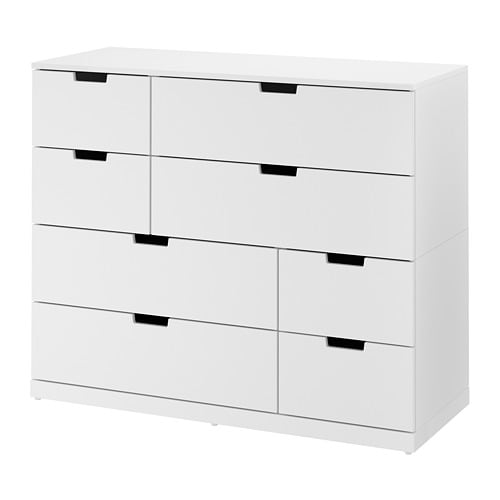 [IKEA/イケア/通販]NORDLI ノールドリ チェスト（引き出し×8）, ホワイト[5](c)(29208429)