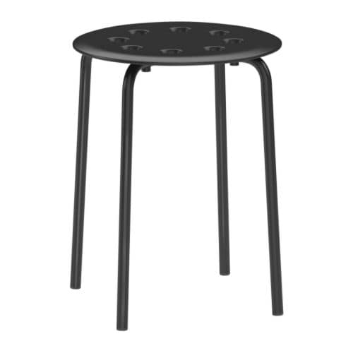 IKEA イケア DALFRED ダルフレッド バースツール　ブラック　黒 DALFRED ダルフレッド バースツール, ブラック - IKEA