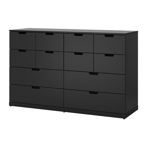 [IKEA/イケア/通販]NORDLI ノールドリ チェスト（引き出し&times;12）, チャコール[7](a)(09211705)｜WEBYセレクション　店