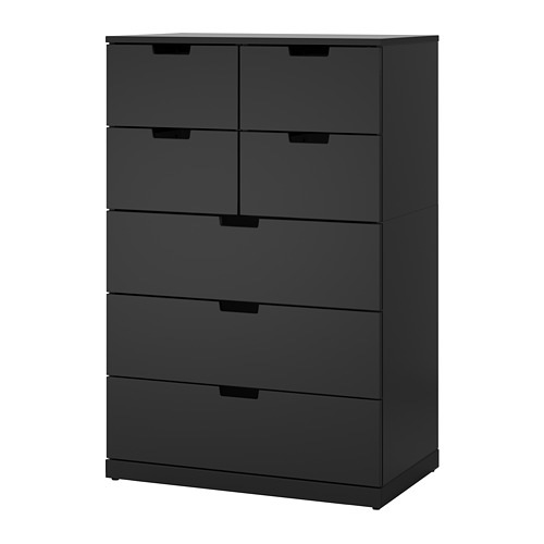 [IKEA/イケア/通販]NORDLI ノールドリ チェスト（引き出し×7）, チャコール[5](a)(79211716)