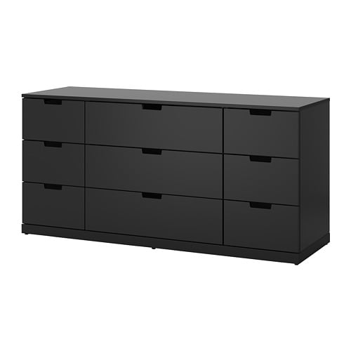 IKEA NORDLI ノールドリ　チェスト　収納　チャコール NORDLI ノールドリ チェスト（引き出し×8）, ホワイト, 80x99 cm