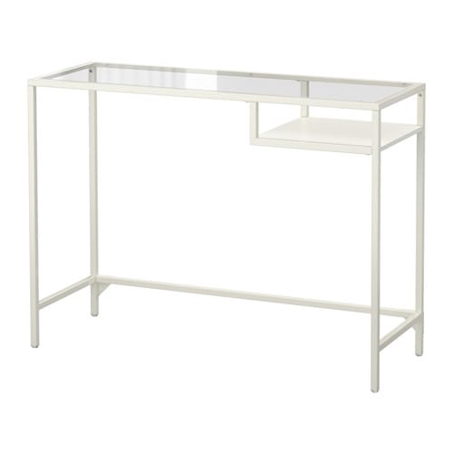 【美品】IKEA イケア　ローテーブル　ガラステーブル　ヴィットショー VITTSJÖ ヴィットショー コーヒーテーブル, ブラックブラウン