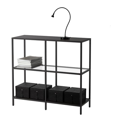 IKEA/イケア/通販]VITTSJO ヴィットショー シェルフユニット, ブラック