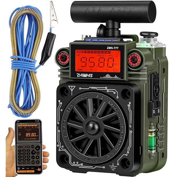 BCLラジオ　ZHIWHIS ZWH-A320 Bluetoothラジオ Amazon.com: ZHIWHIS Shortwave Radio with Bluetooth and APP