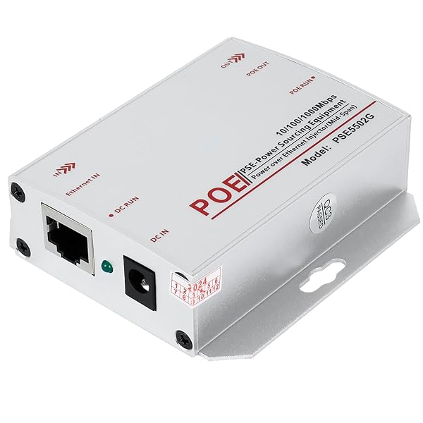 ギガビット工業用 30W PoE+ インジェクター、低起電力 DC 12-48V インプットを 48V PoE 最終生産物に取り替えっこ、IEEE802.3af/at、盛りだくさんな台本に相応うする DIN 線路および壁据え置きインジェクター (PSE5502G)