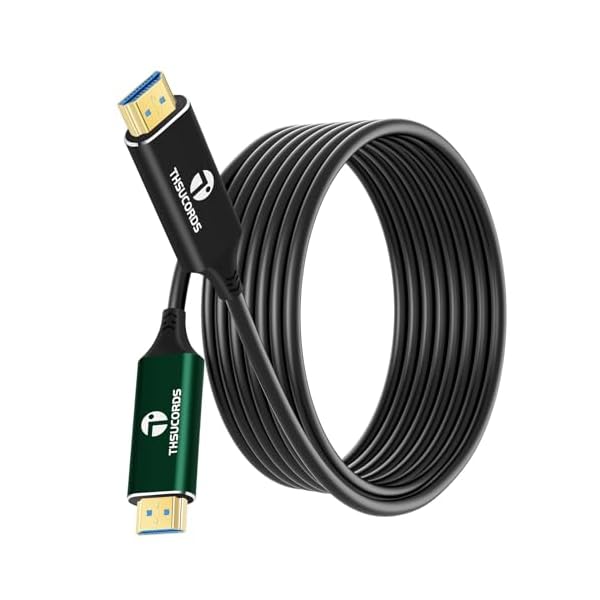 8K HDMI 光ファイバーケーブル 50M 、高速HDMI 2.1ケーブル 48Gbps 8K@60Hz 4K@120Hz Dynamic HDR HDCP 2.2 & 2.3 eARC PS5 Xbox Series X PC TV用|彩り堂