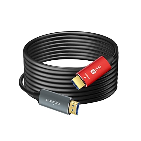HDMI グラスファイバー有線テレビ 150M 4K衣料繊維 HDMI 吊りひも 4K@60サイクル/18Gbps相応う