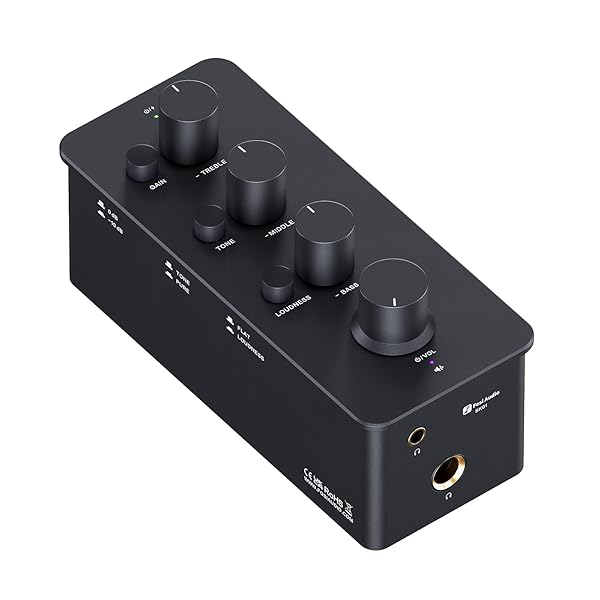 SK01 ヘッドフォンアンプ イコライザー プリアンプ 申し受ける式 受話器アンプリファイアー 声の調子取り締まる ラウドネス埋合わせる エレクトリックギター用 携帯型 位置付けA アナログアンプリファイアー 3.5粍/6.35粍端子 黒 有線テレビ/日本語言いあらわす書付き添い人