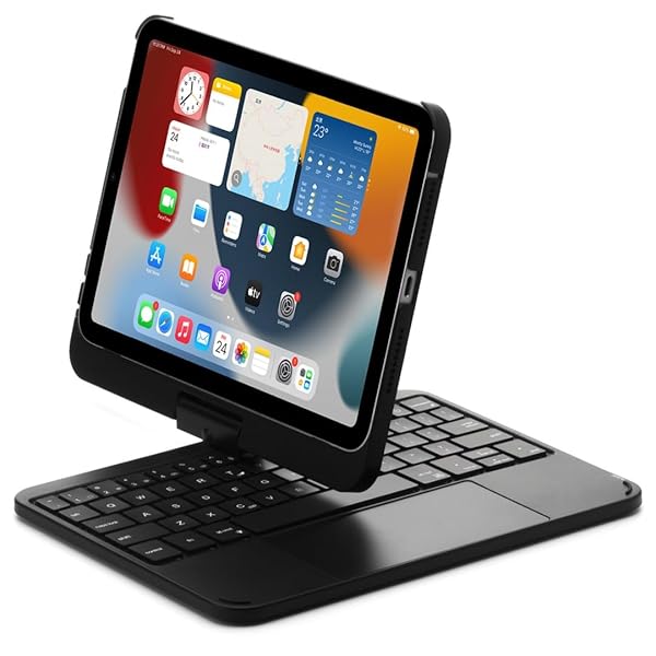 360度回転させる 2024 iPad mini A17 Pro 鍵盤 iPad Mini 第6時人 鍵盤入れもの タッチパッド うしろ側点火装置付き添い人 折りたたみ iPad mini6 mini7 鍵盤 押しかぶせる 原則として型 貨物自動車パッド付き添い人,ブラジャー
