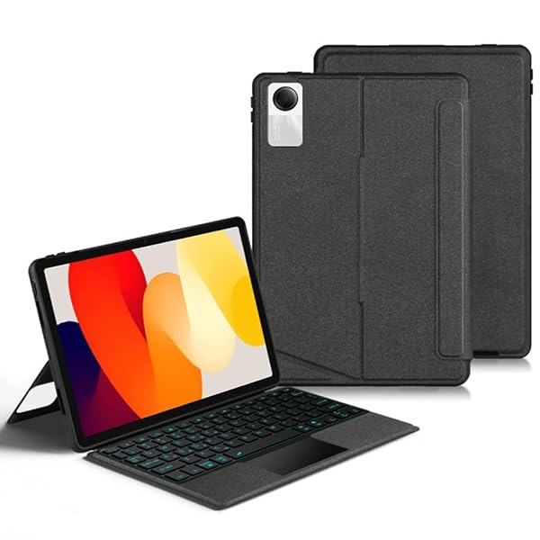 縦置き相応う Xiaomi Redmi Pad SE 11in相応う 鍵盤 タッチパッド うしろ側点火装置付き添い人 磁石式 入れもの 懸け隔てる式 シャオミ redmi pad se 鍵盤入れもの 磁気へばり着く 貨物自動車パッド付き添い人