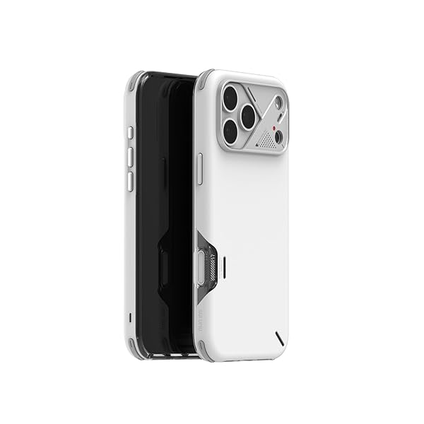 A17 iPhone 17 Pro Max ケース 【耐衝撃·米軍MIL規格】 MagSafe対応 CoolHyper冷却システム搭載 カメラコントロールボタン 急速充電対応 マグネット搭載 高耐久 アルミ合金カメラフレーム ホワイト|彩り堂