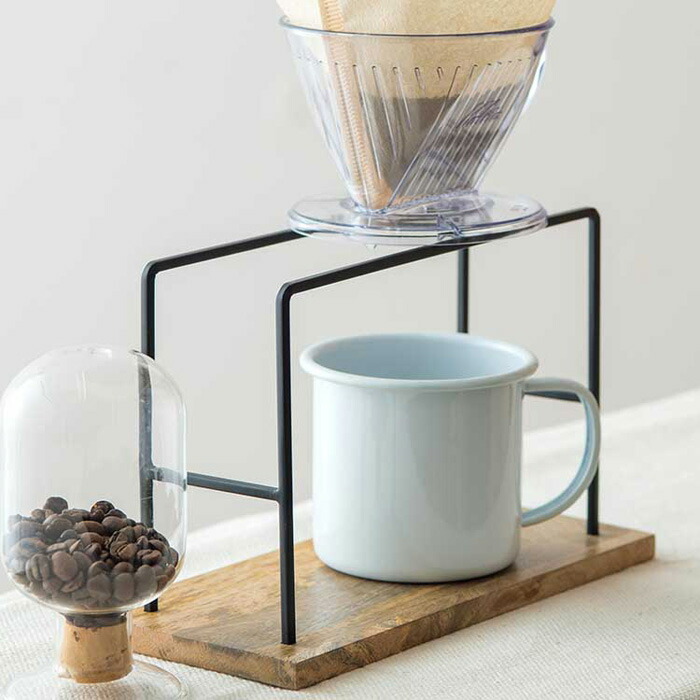 楽天市場】みはたや ドリップスタンド W ウォルナット 木製 真鍮