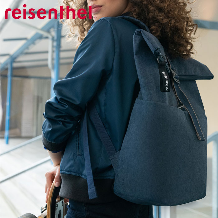 リュック レディース ライゼンタール 通勤 バッグ ロールトップ reisenthel ROLLTOP 22L BACKPACK リュックサック 大人 バックパック 仕事 ビジネスリュック ビジネスバッグ 通学 ノートパソコン タブレット 女性｜Wedge