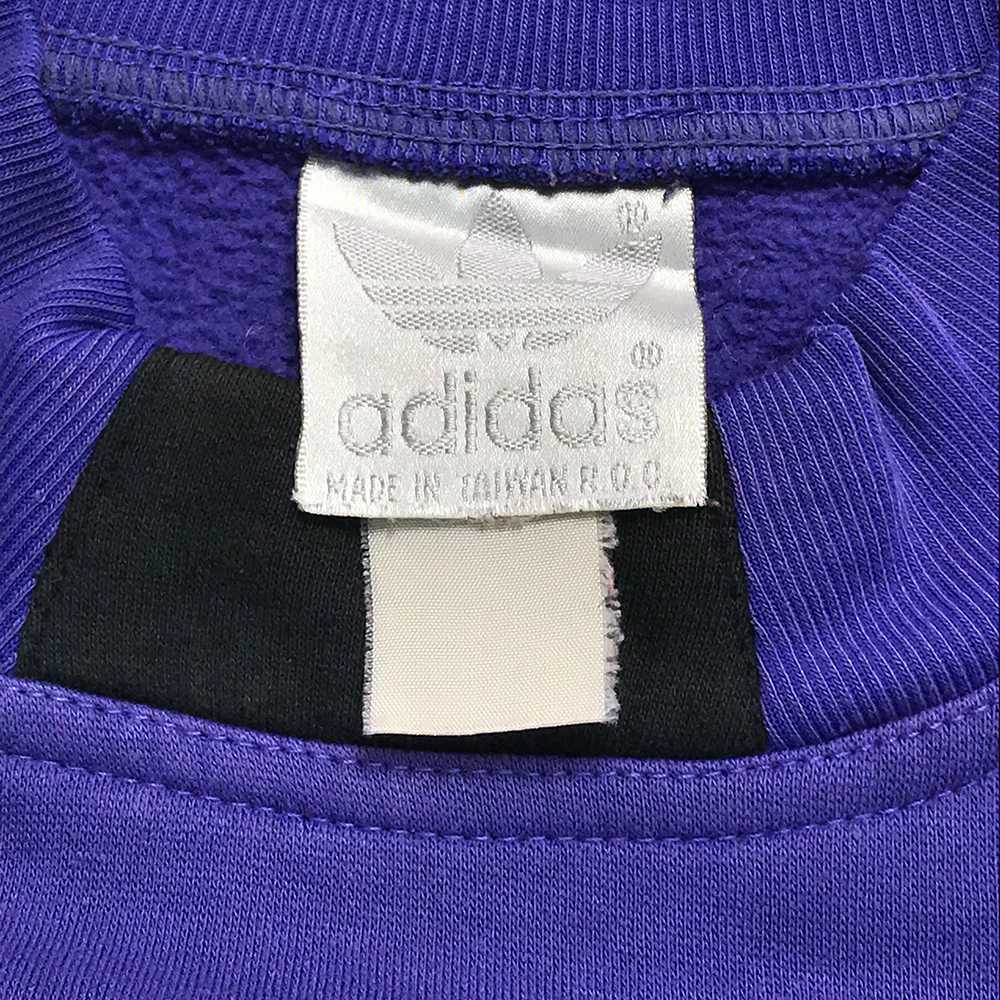 楽天市場 アディダス スポーツブランドスウェット パープル Adidas トレーナー 紫 黒 ブラック ロゴ 刺繍 トレフォイル 古着 中古 Wv1912 1336 Wego Vintage Online Store