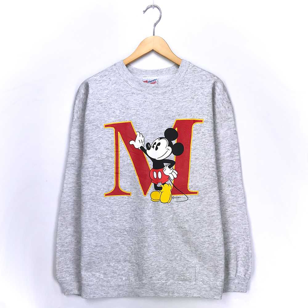 楽天市場 ミッキー キャラクタースウェット サイズ表記 Xl グレー Disney Mickey トレーナー プリント 古着 中古 Wv1912 0477 Wego Vintage Online Store