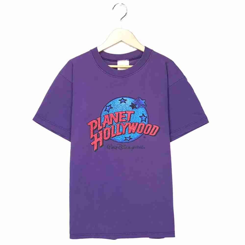 楽天市場 プラネットハリウッド カンパニーtシャツ サイズ表記 M パープル Planet Hollywood プリント 半袖 紫 Walt Disney World 古着 中古 Wv1912 1856 Wego Vintage Online Store