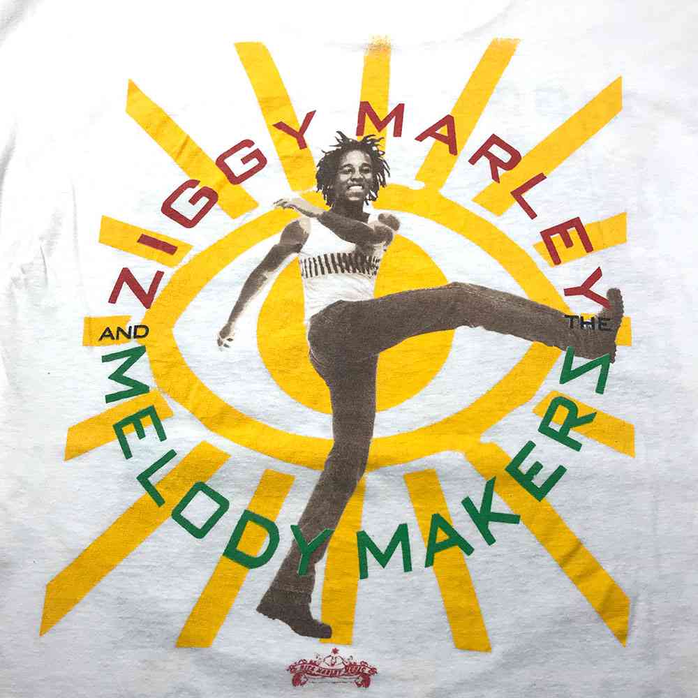 楽天市場 Ziggy Marley プリントtシャツ ホワイト 80 S 80年代 Vintage ヴィンテージ ビンテージ プリント ラスタ レゲエ 白 半袖 ジギーマーリー ボブマーリー 古着 中古 Wv1912 1513 Wego Vintage Online Store