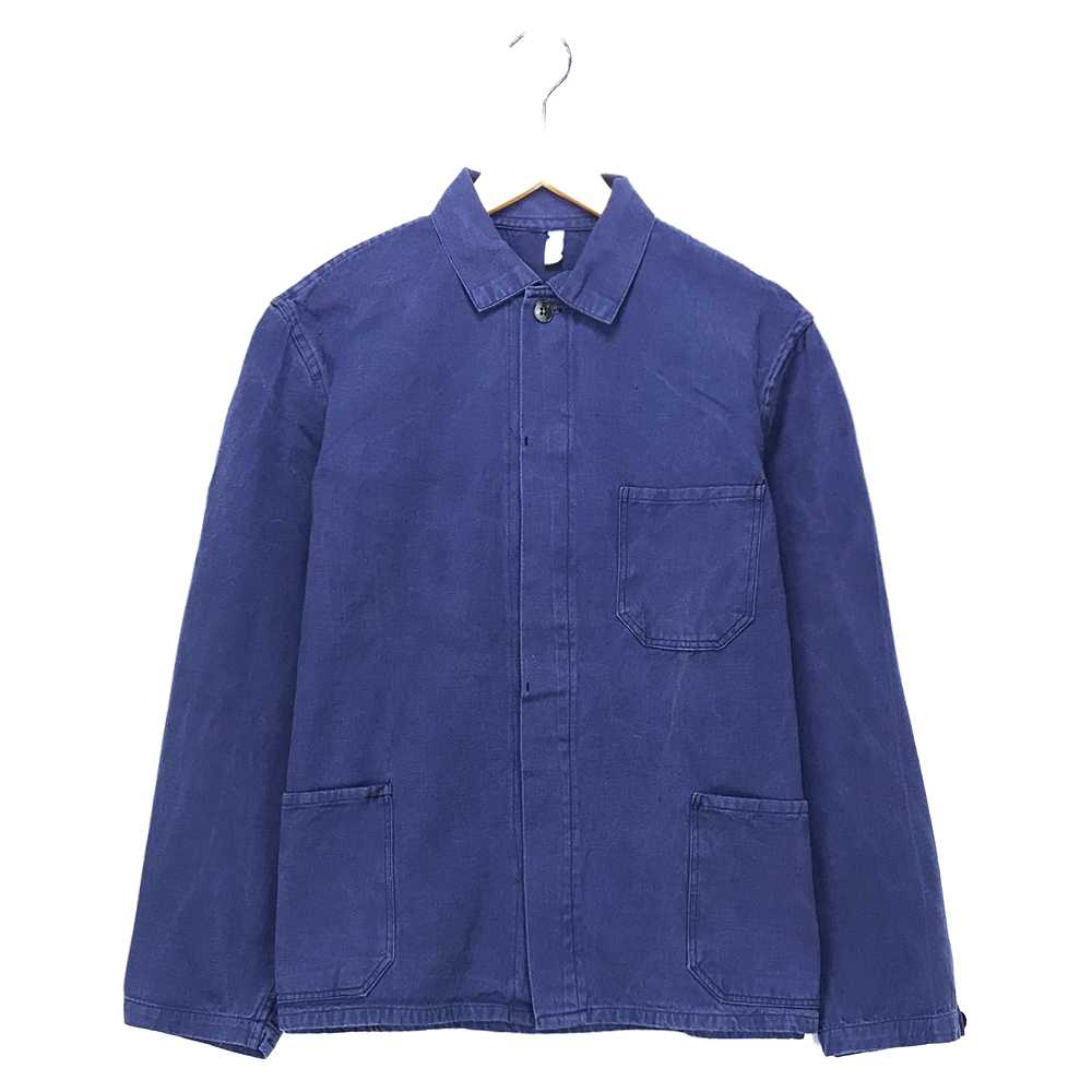 ユーロ　70s ジャケット　カバーオール　ヘリンボーン 60s 70s ドイツ ヘリンボーンツイル ワーク ジャケット