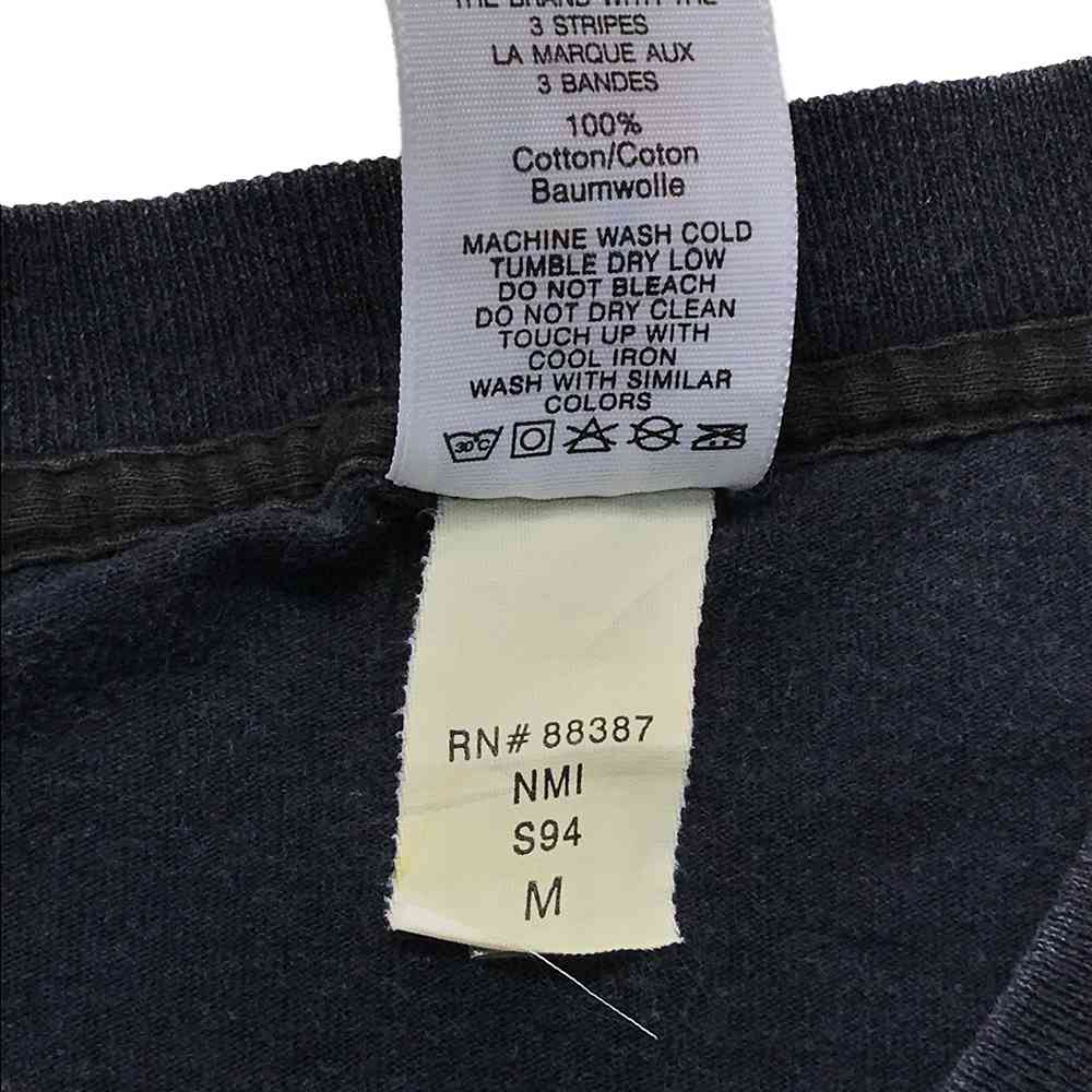 楽天市場 アディダス スポーツブランドtシャツ サイズ表記 M ブラック Adidas プリント 半袖 黒 トレフォイル ロゴ 三本線 古着 2108 中古 Wv1912 0843 Wego Vintage Online Store