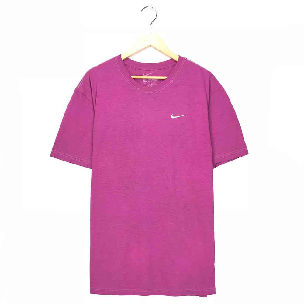 ナイキ ピンク スニーカー スウッシュ ロゴ BK ルーズ Tシャツ 新品L wv1912-0912_1.jpg
