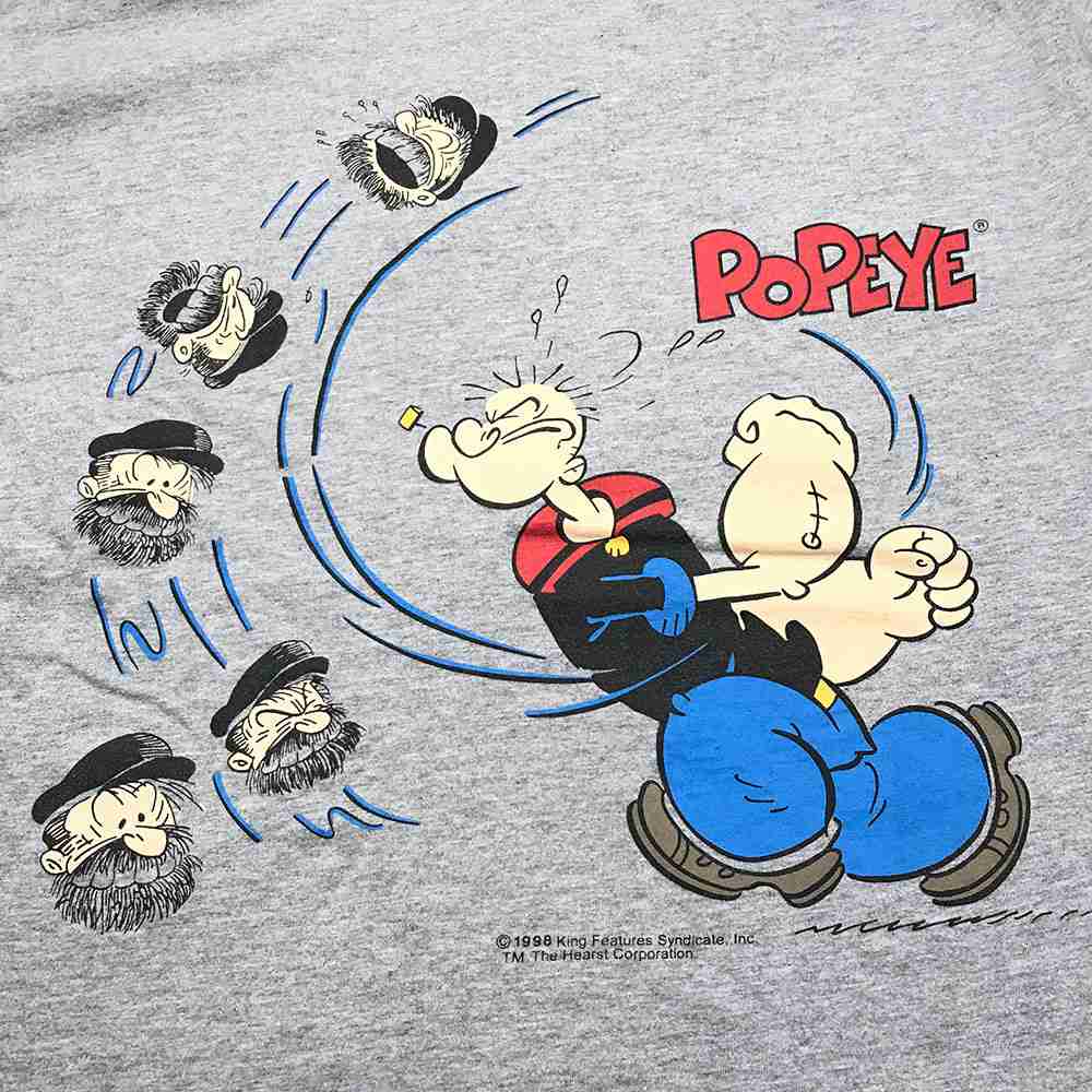 楽天市場 ポパイ キャラクターtシャツ サイズ表記 L グレー Popeye プリント 半袖 灰 古着 中古 Wv1912 1965 Wego Vintage Online Store 楽天市場 ポパイ キャラクターtシャツ サイズ表記 L グレー Popeye プリント 半袖 灰 古着 中古 Wv1912 1965 Wego Vintage Online Store
