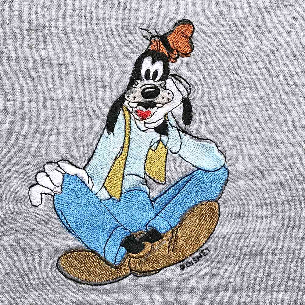 楽天市場 グーフィー キャラクタースウェット サイズ表記 M グレー Goofy 長袖 刺繍 灰 トレーナー ディズニー Disney キャラスウェ 古着 中古 Wv2101 0163 Wego Vintage Online Store